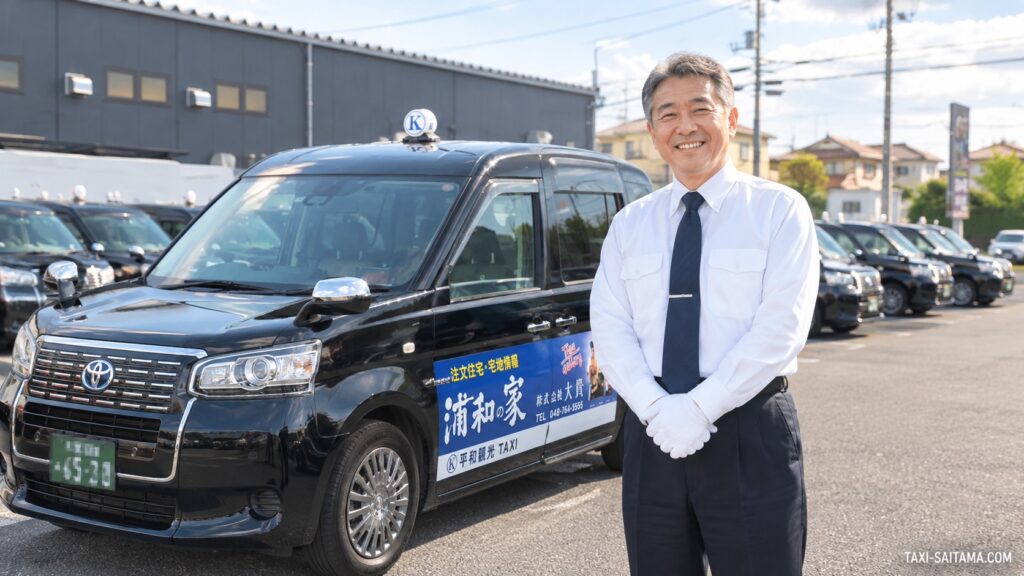 未経験・シニアも活躍できるさいたま市のタクシー求人イメージ(JPN TAXIと制服ドライバー)
