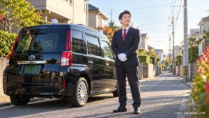生活保護から成功した人を目指し、さいたま市でタクシードライバーとして働く男性