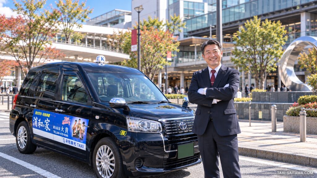倉庫・物流から転職したタクシードライバーとさいたまのタクシー車両